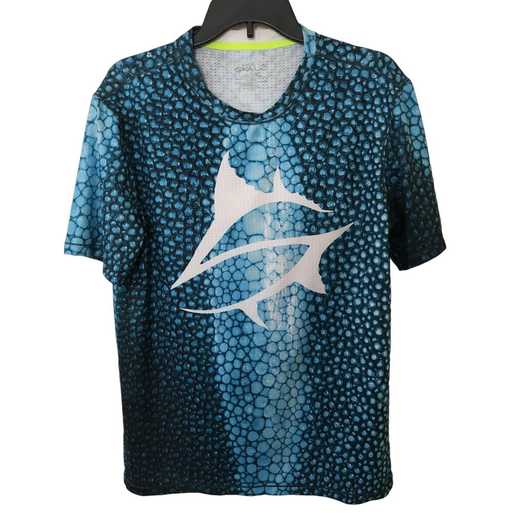 Loko Skailz Size. Small Men’s 2nd Skin Fishing Shirt With Cool Graphics